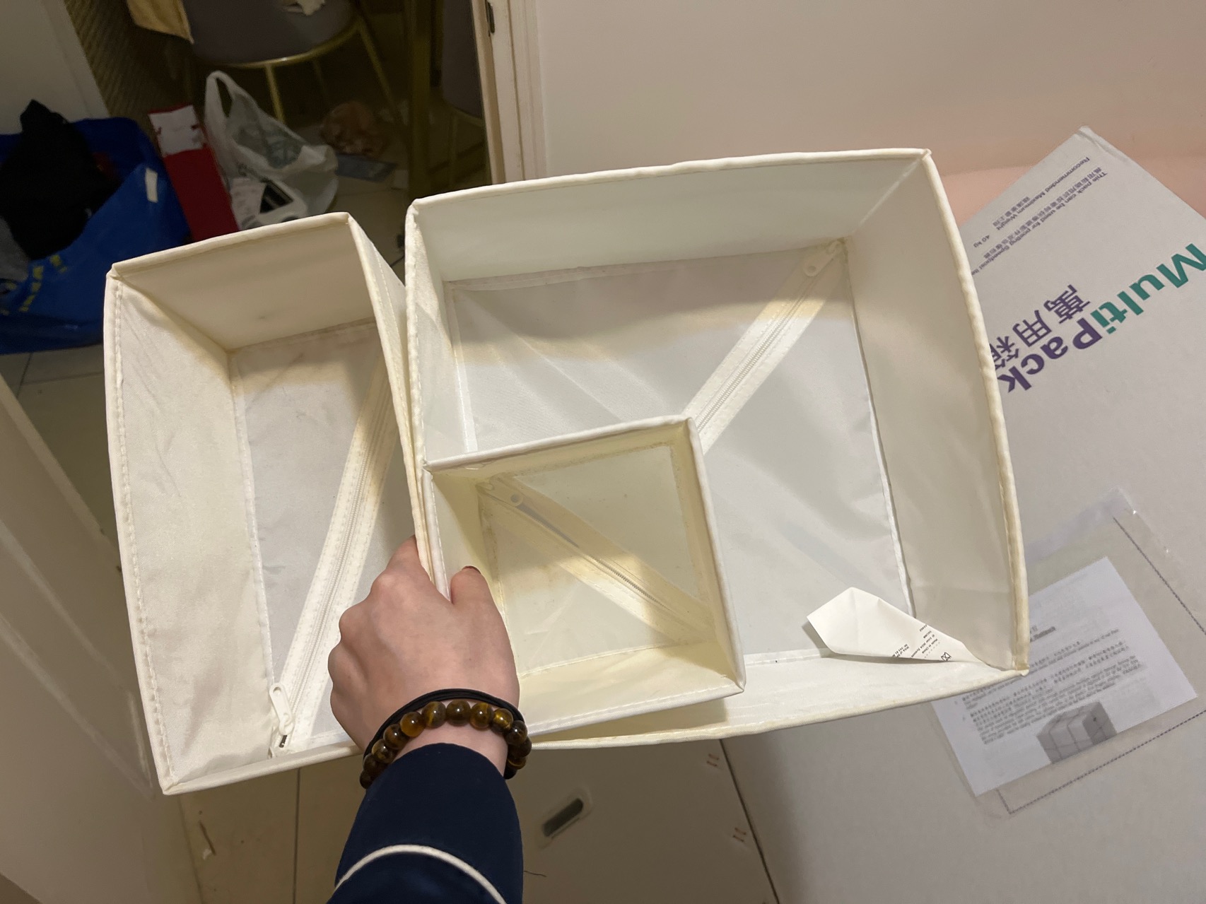 宜家布艺收纳，一共6个