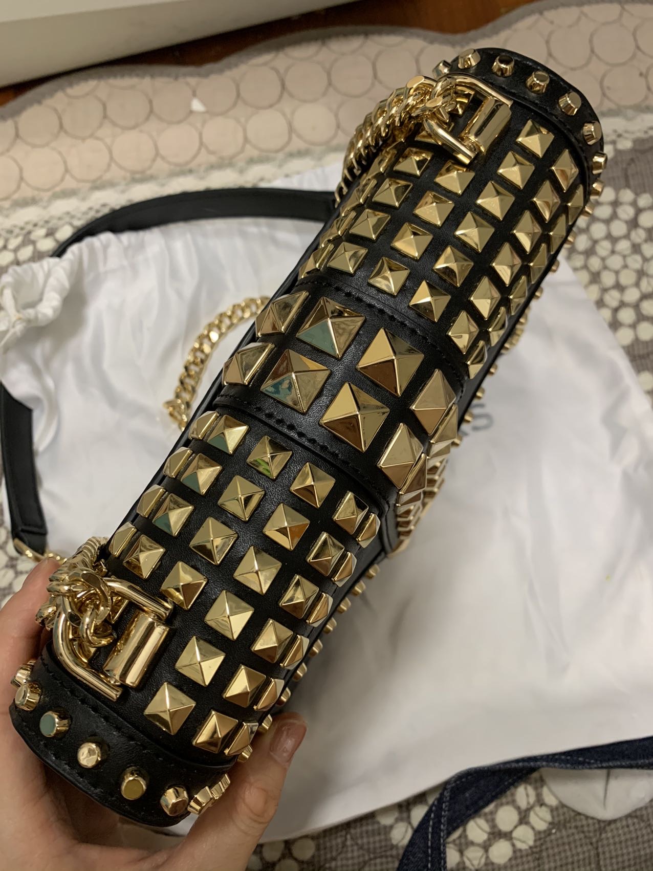 michael kors卯釘信封手袋