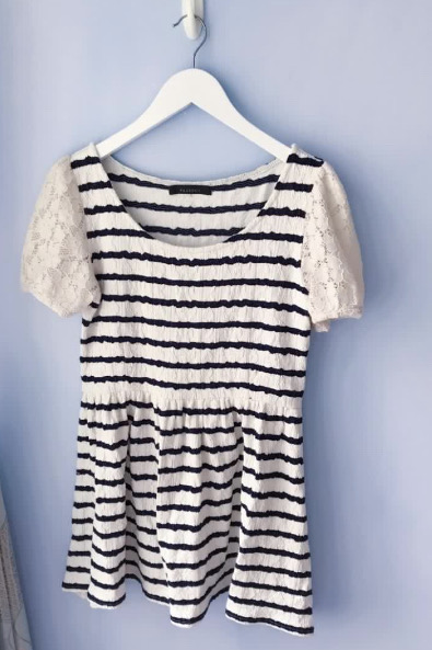 pageboy 條紋連身裙