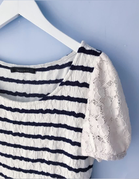 pageboy 條紋連身裙
