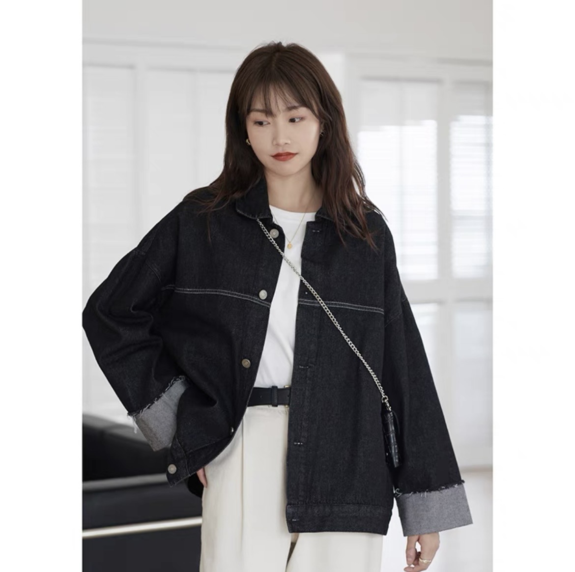 全新复古牛仔外套