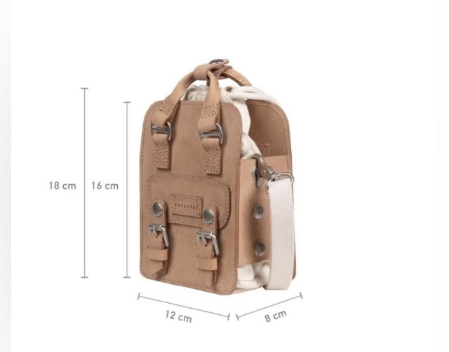 DOUGHNUT Macaroon Tiny Bucket Organic Cotton Series 小物袋