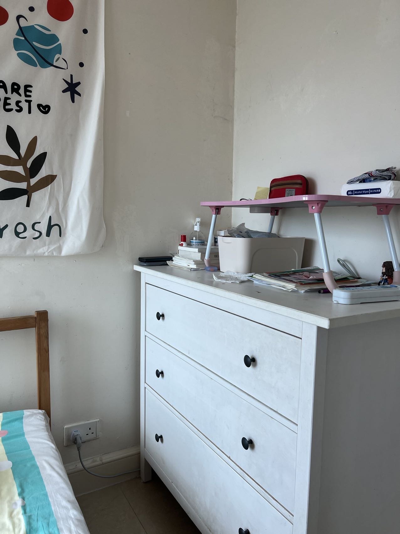 单人床架，75宽懒人靠垫，1*1*0.5储物柜，0.75衣柜