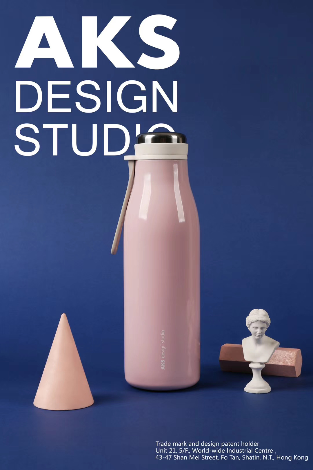 全新保温杯 粉色