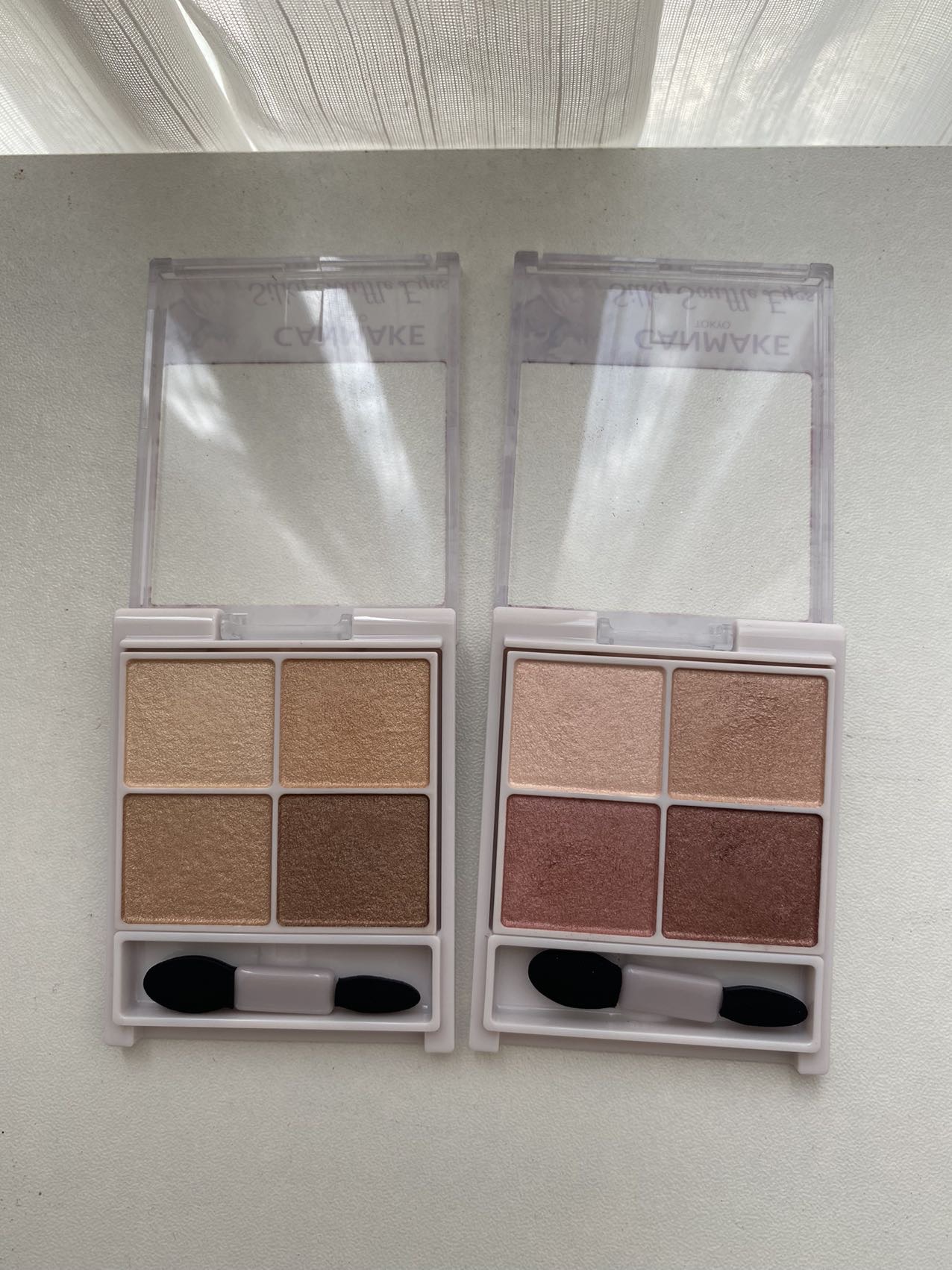 Canmake四色眼影01 02