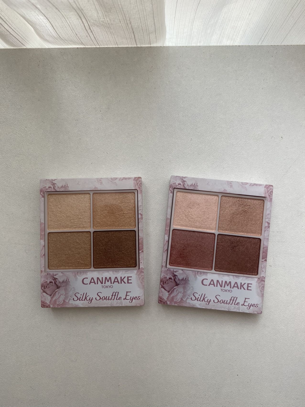 Canmake四色眼影01 02