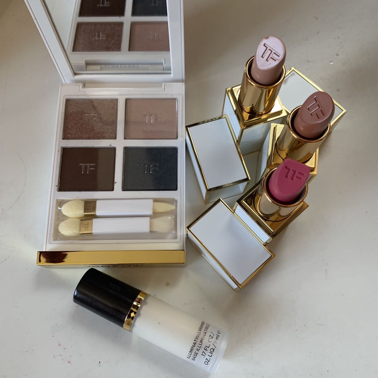 全新tf限定眼影口红妆前