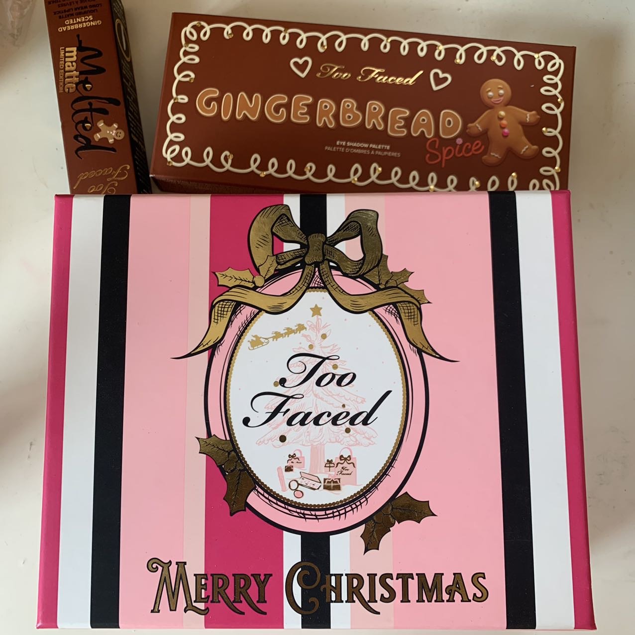 全新Too Faced圣诞限量姜饼人眼影盘