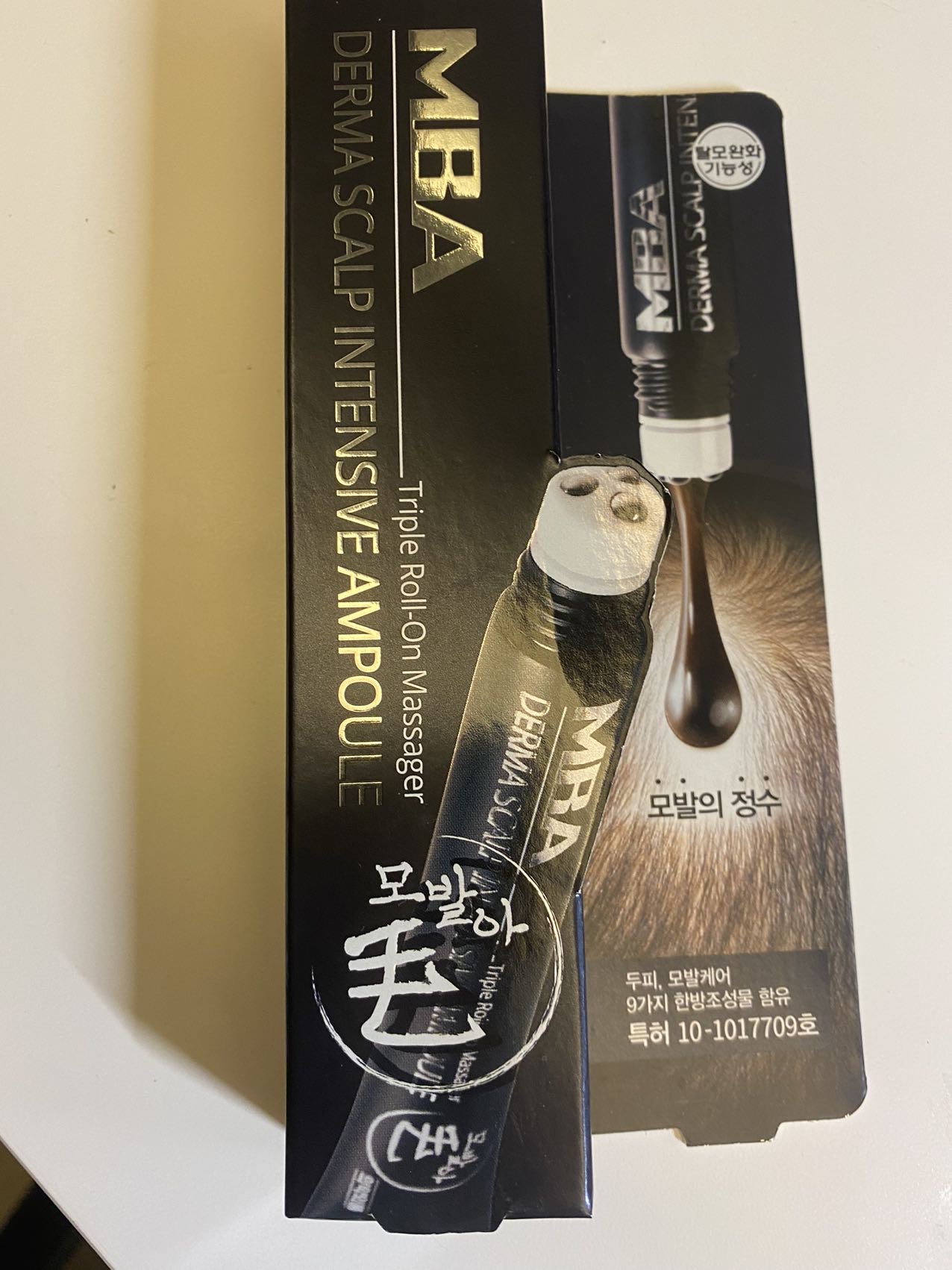 全新mba生发液滚珠