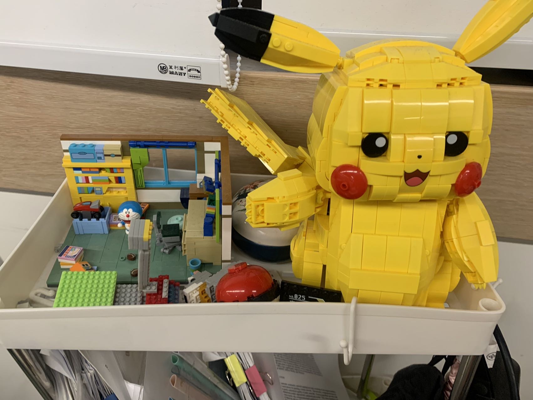 乐高 皮卡丘 多啦A梦