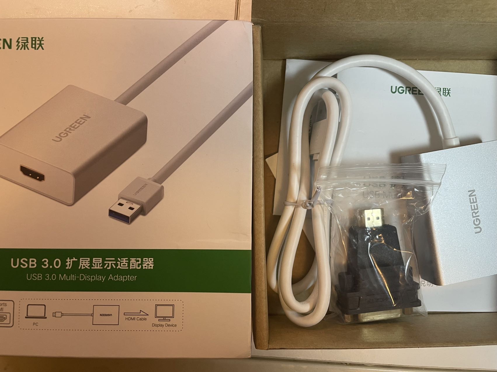 USB转HDMI/DVI适配器