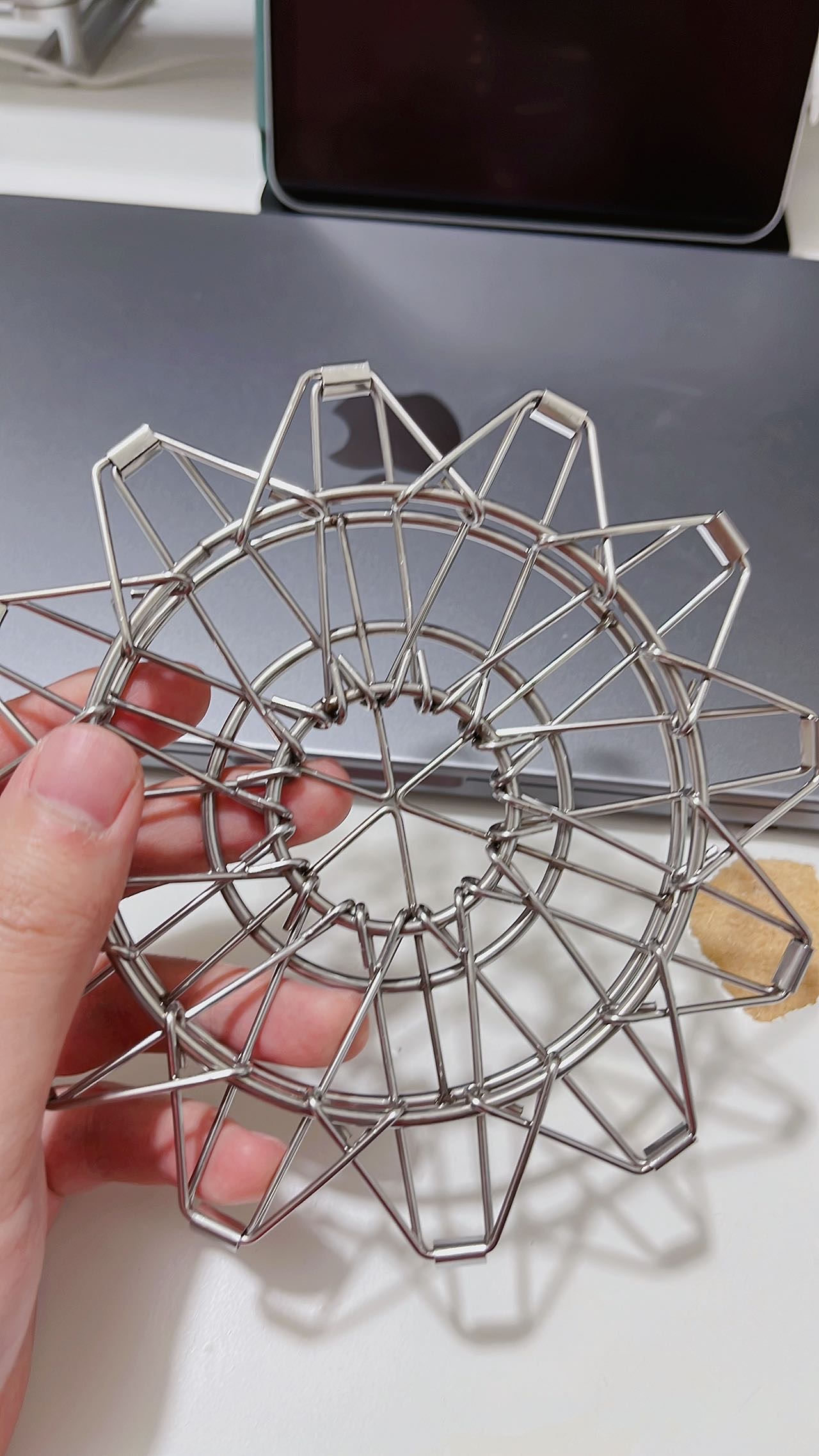 ins风折叠金属咖啡滤杯