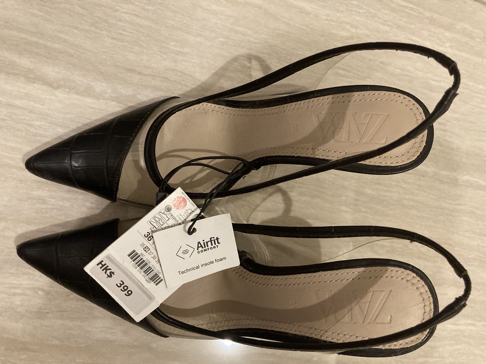 Zara全新细高跟鞋