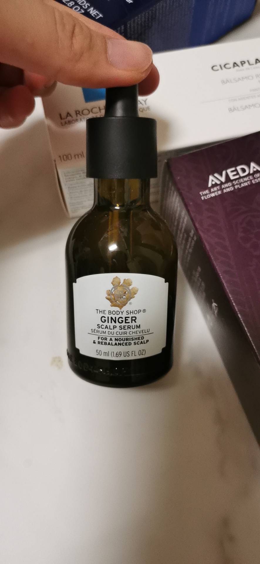 body shop生薑頭皮精華