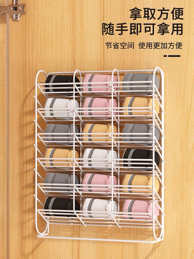 免打孔·挂式【袜子收纳架】全新！