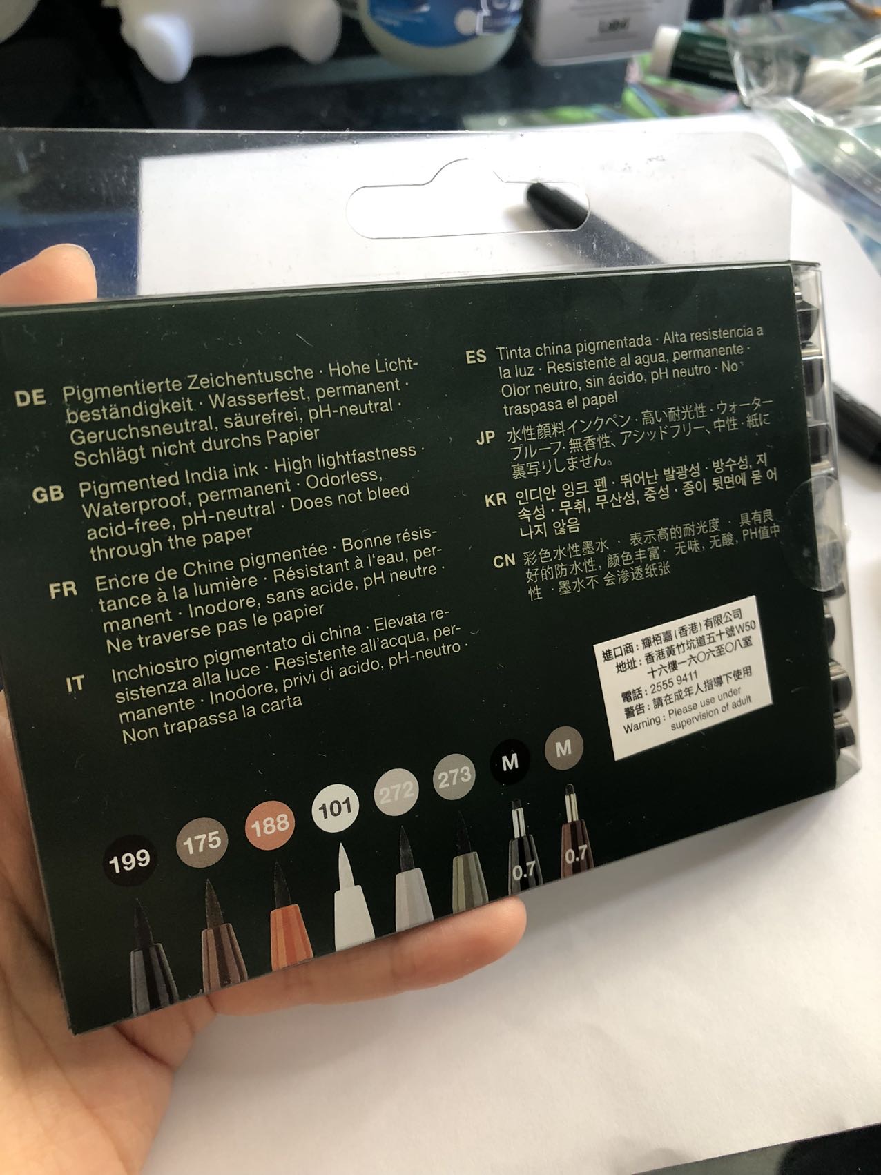 輝柏嘉Faber-Castell Pitt Artist Pens Classic wallet of 8