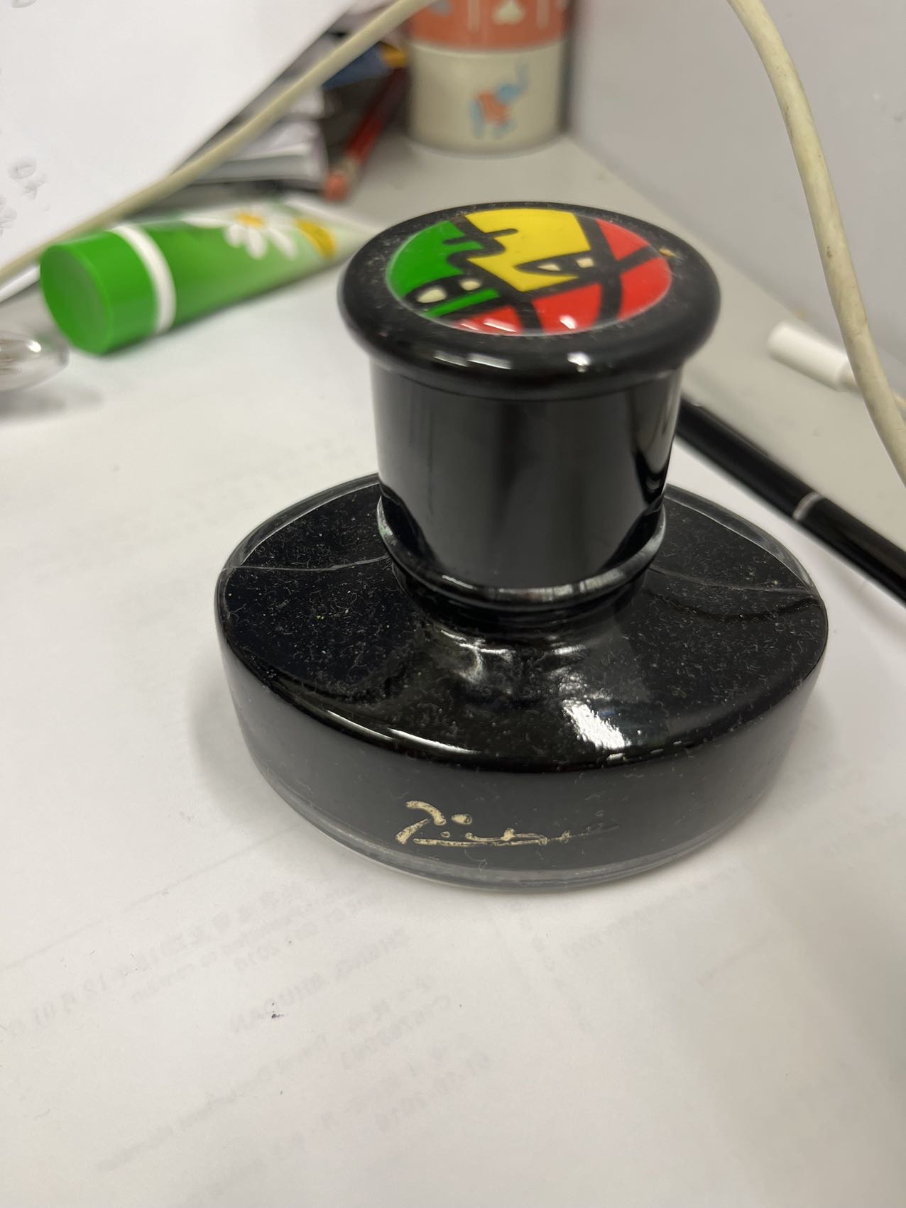 办公用品 曲别针 皮筋 图钉 墨水