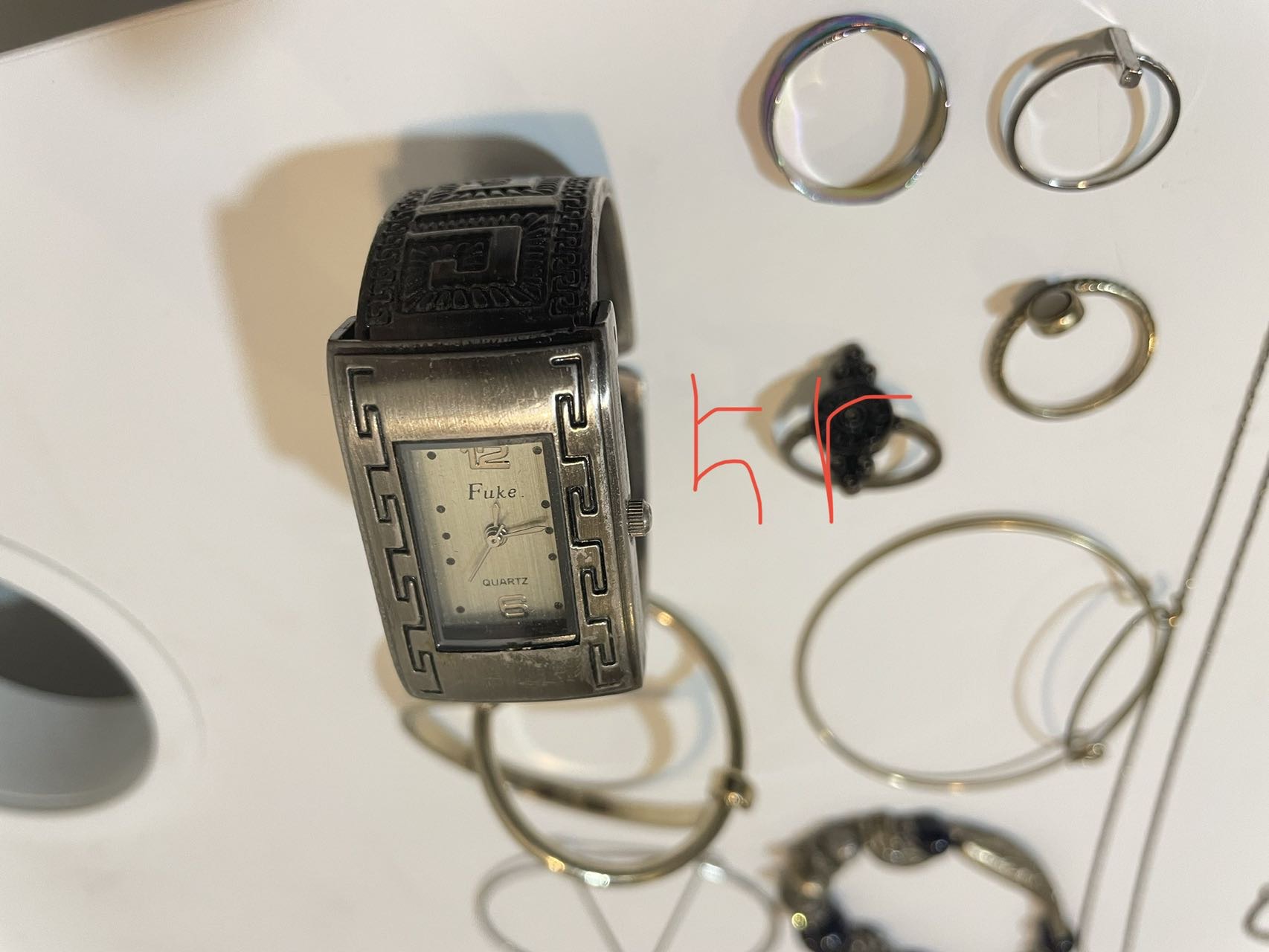 项链手链戒指手表