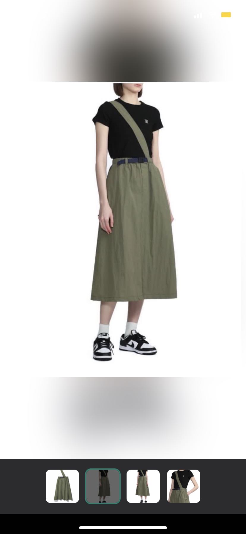 i.t it UNDER GARDEN女裝軍綠工裝裙