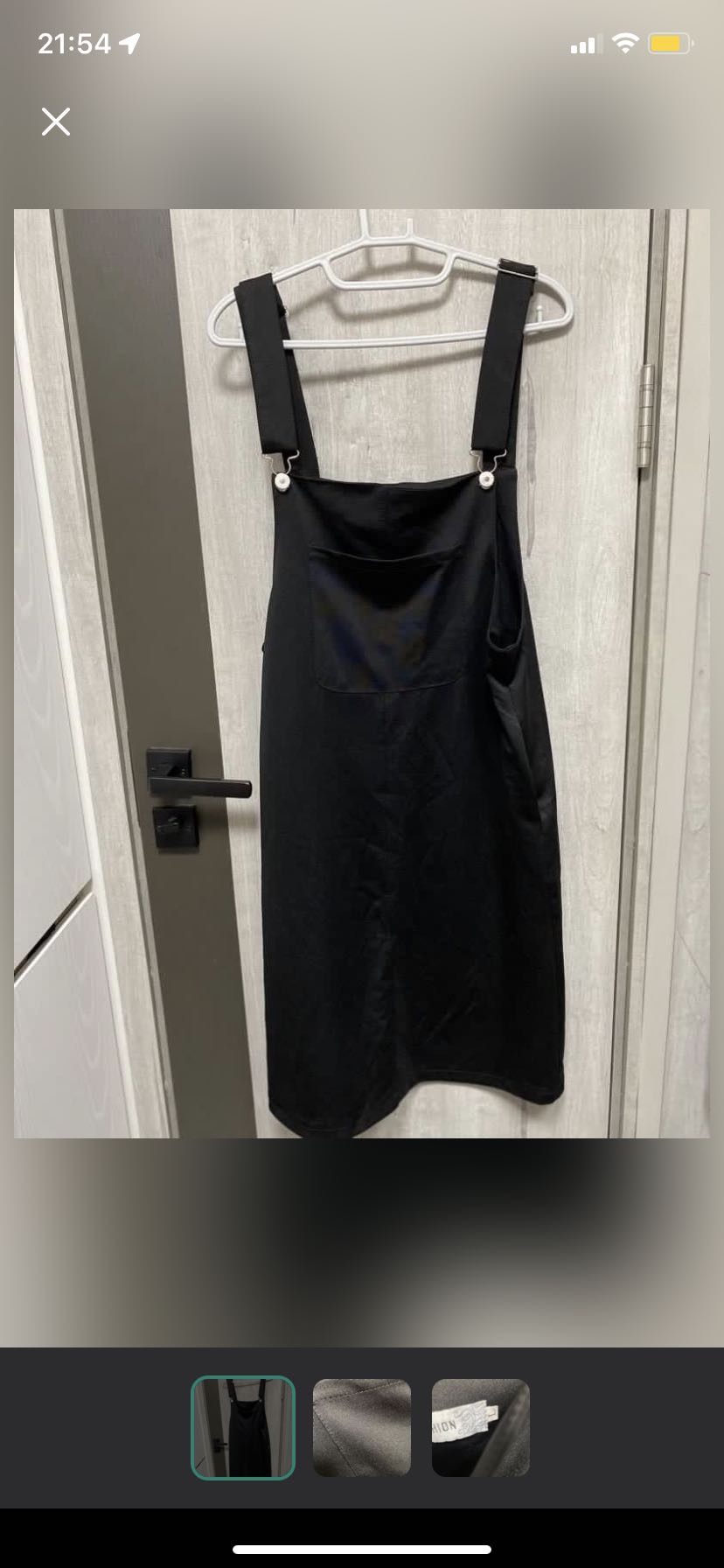 斯文吊帶裙文青寬鬆