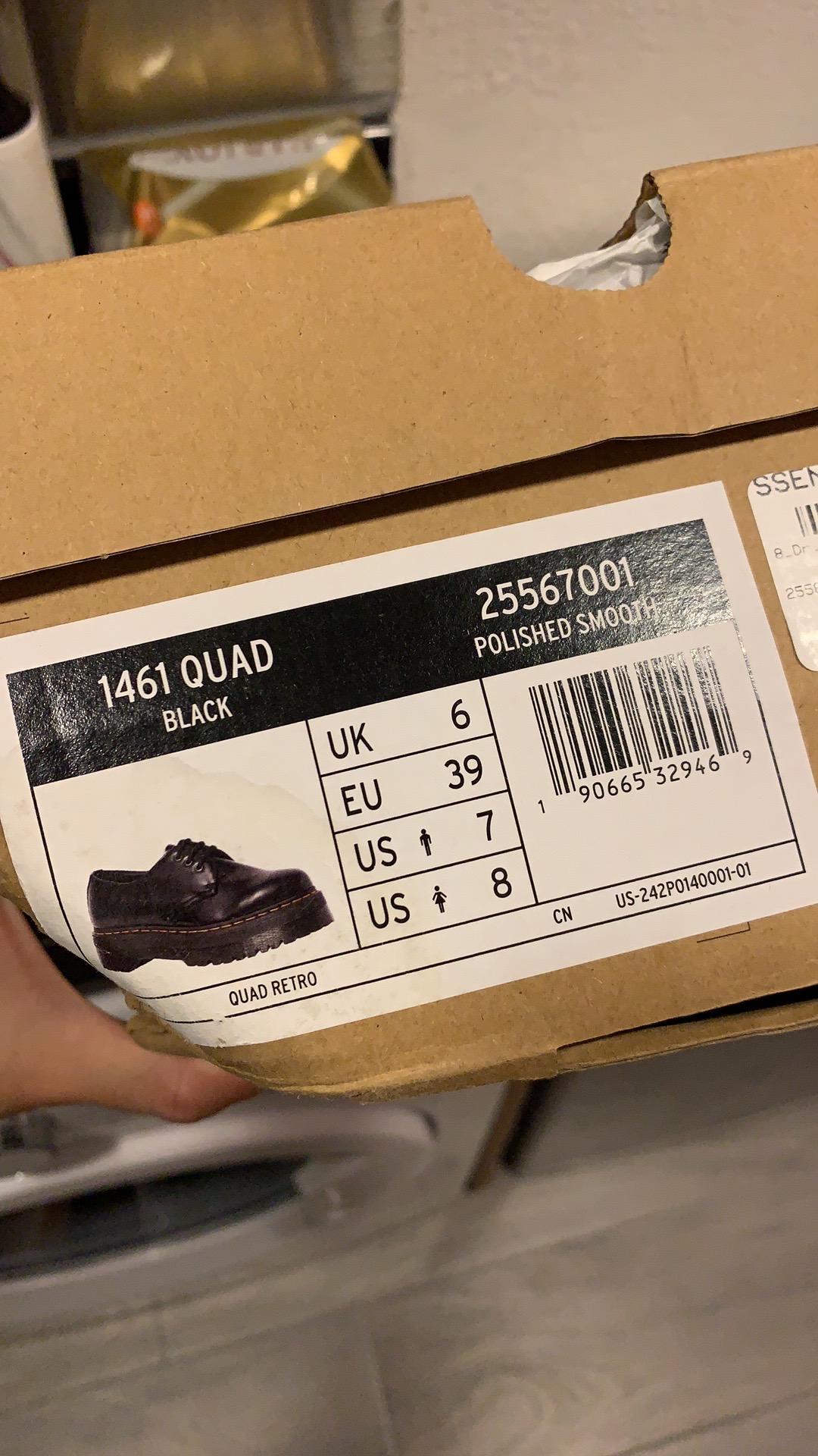 dr.Martens 1461quad 39码