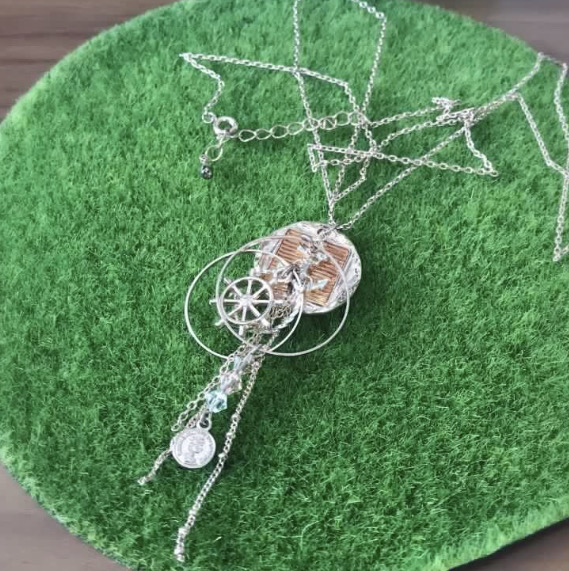 品牌ANS 海洋風優雅氣質長款項鏈