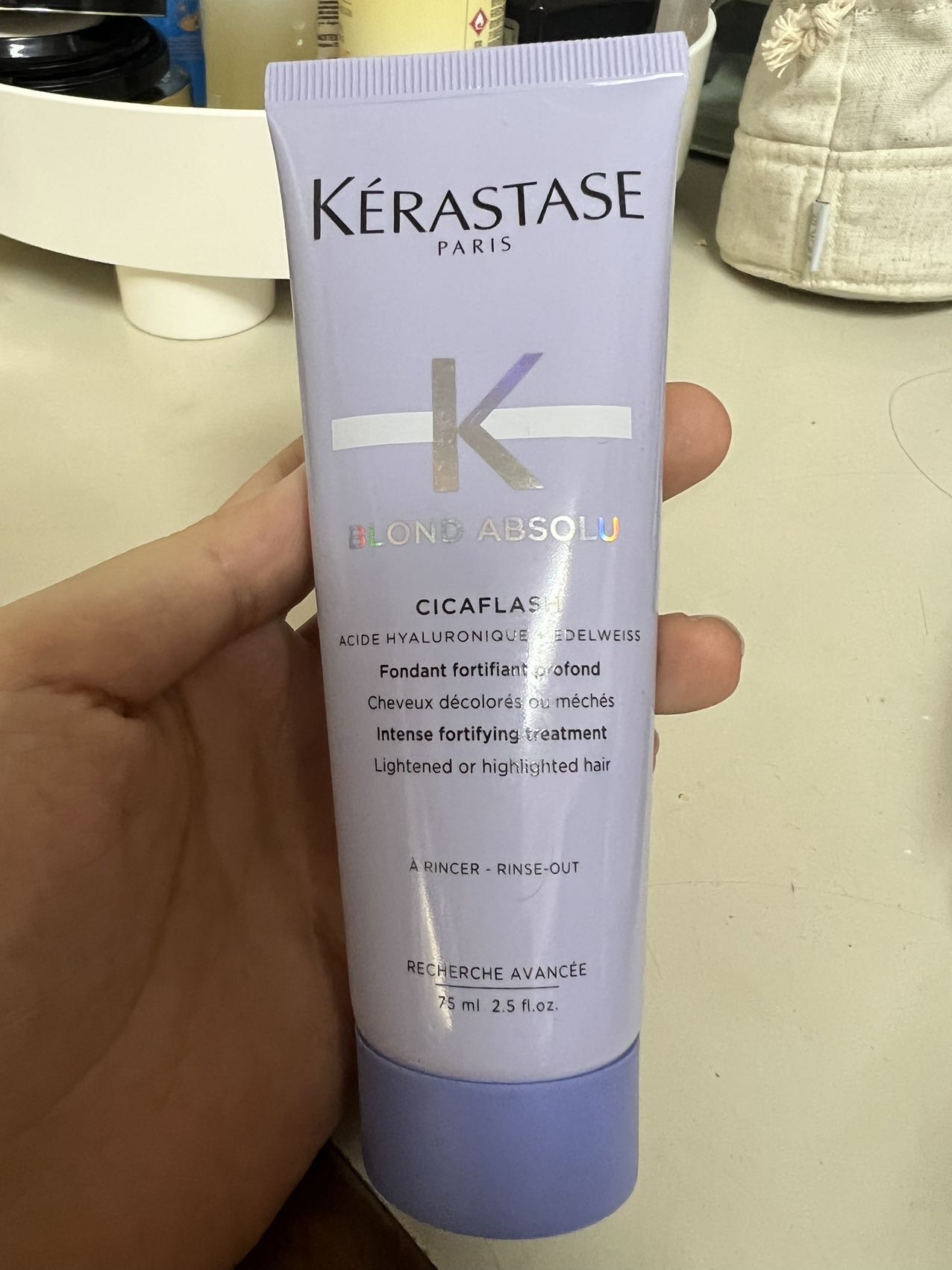 卡诗锁色护发素（漂发锁色奇效）