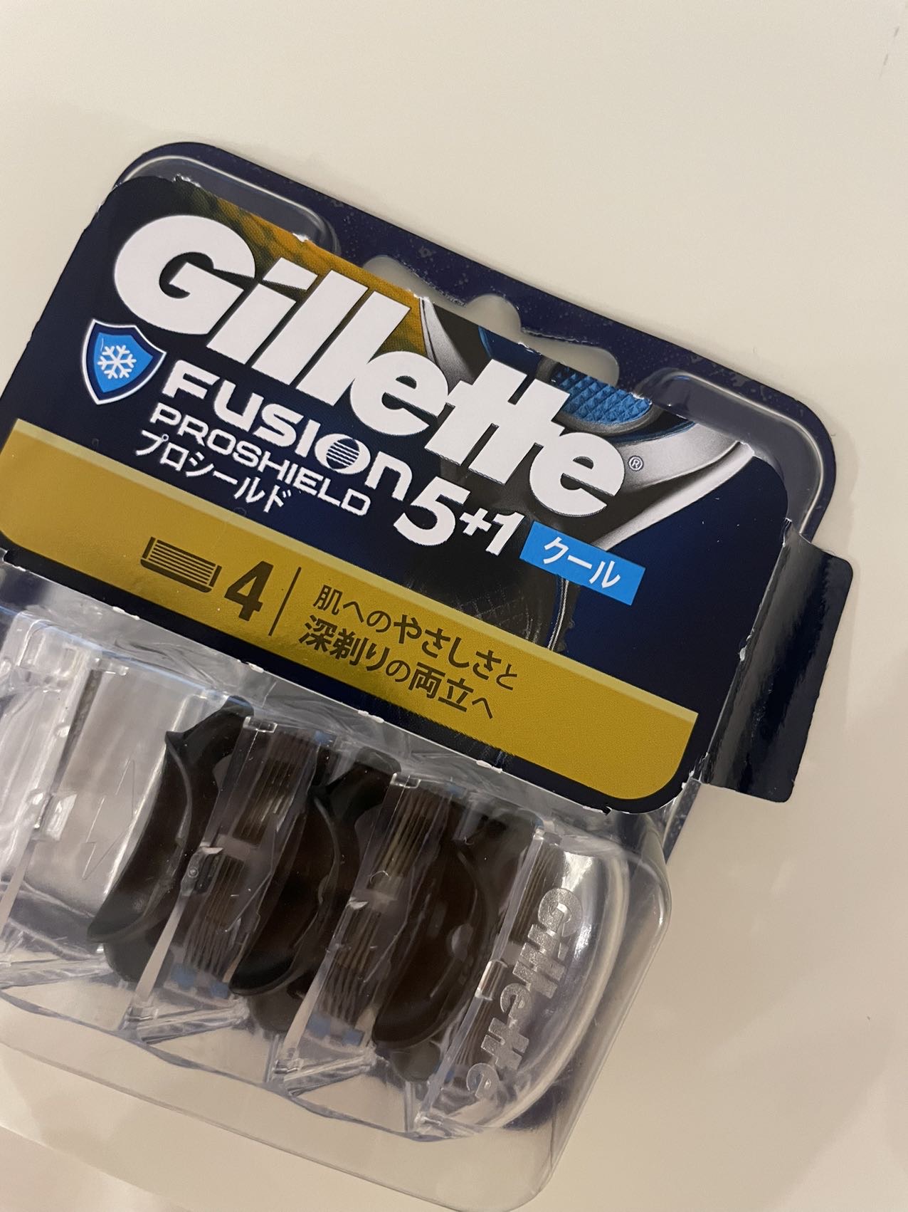 吉列 冰爽剃须刀头 全新