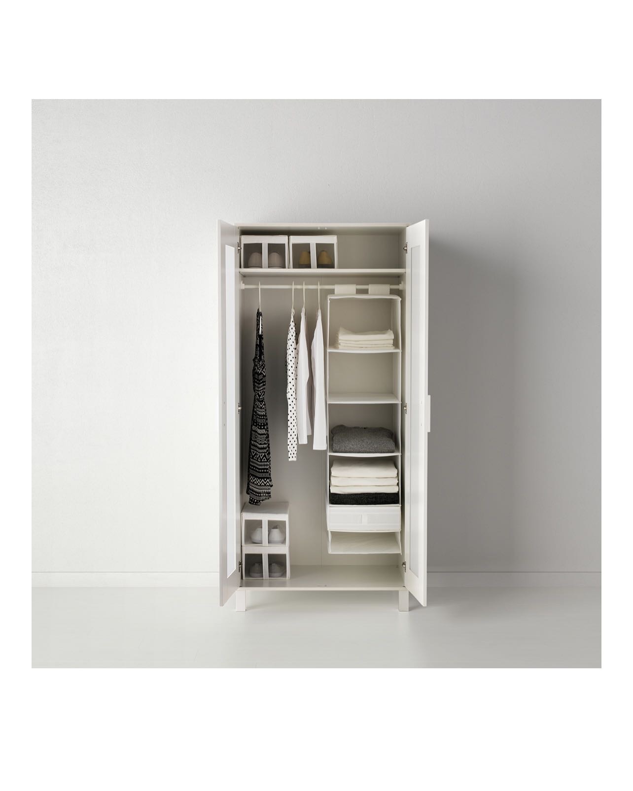 宜家六格衣柜挂袋