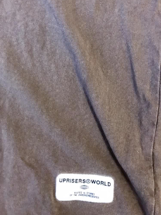 WEAREUPRISERS 灰啡色 T-SHIRT (SIZE S)