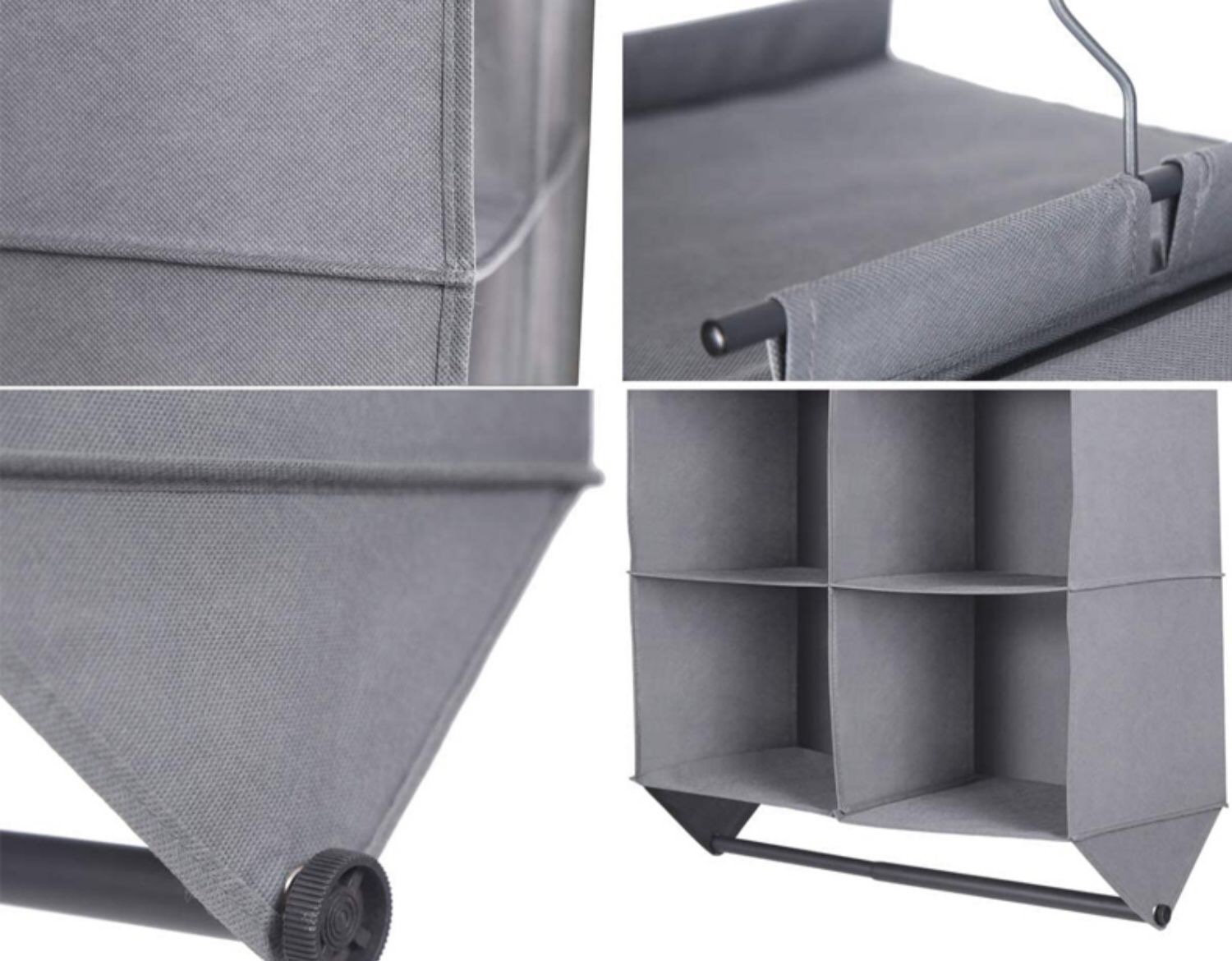 悬挂式衣架 4格2层