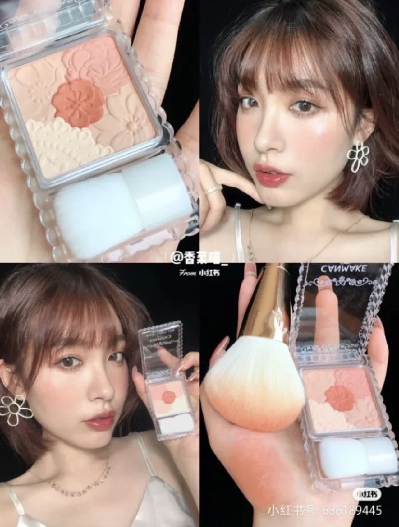 Canmake腮红&睫毛膏