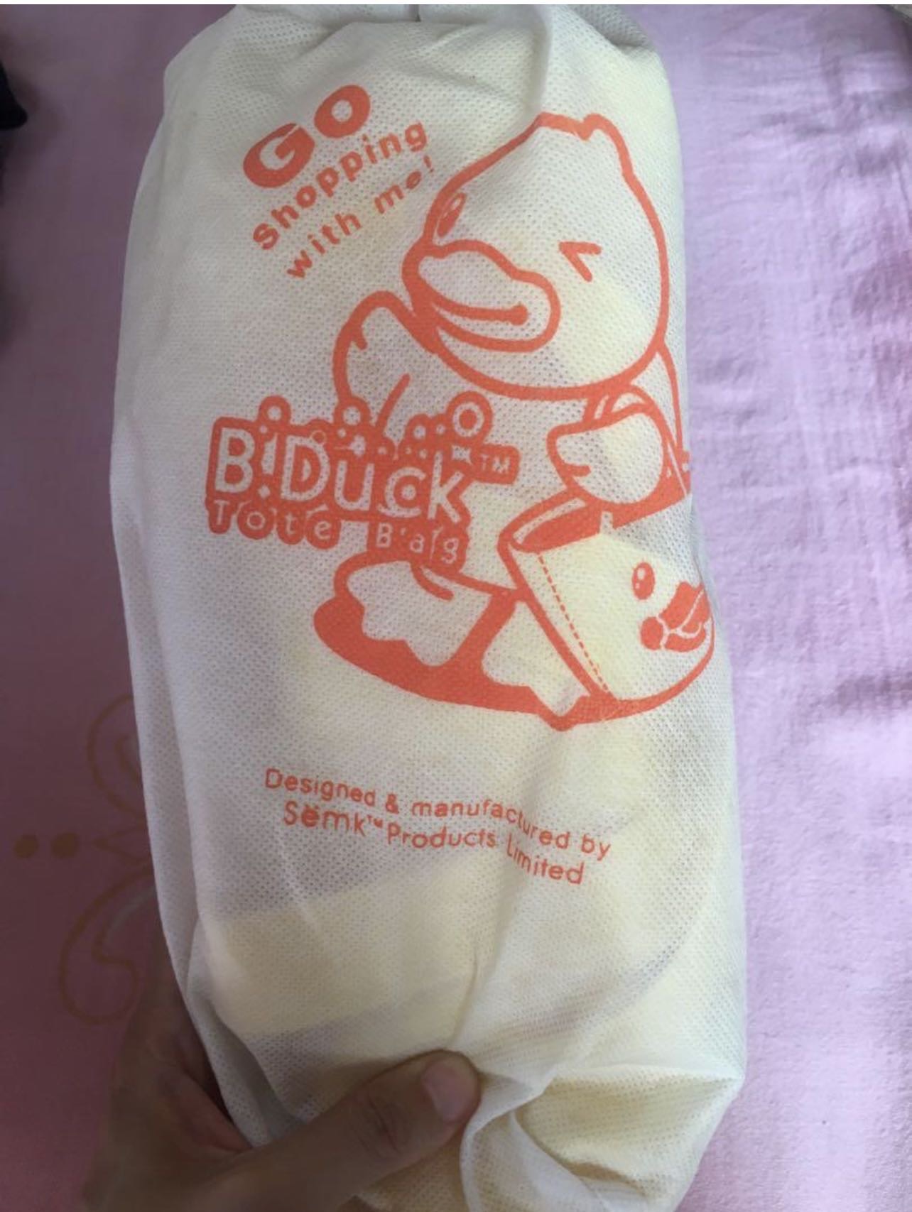 全新B.Duck立体帆布袋