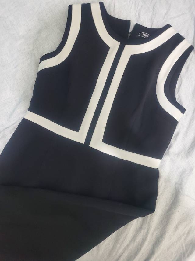 法式黑色連身裙