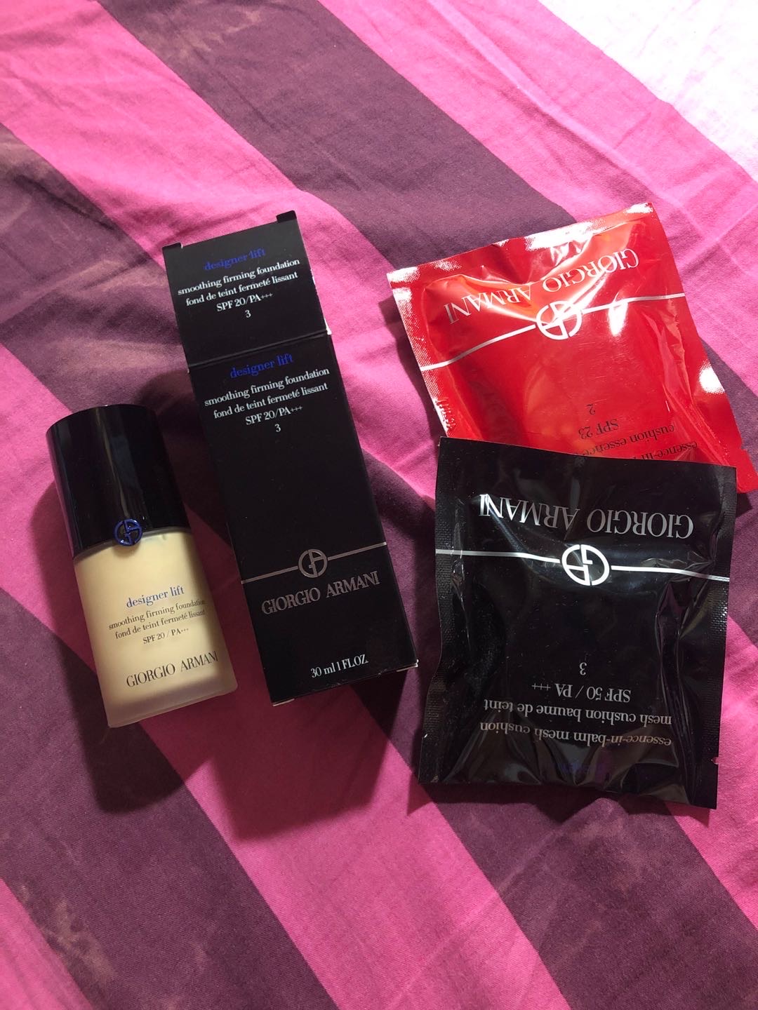 阿玛尼大师粉底液3号色