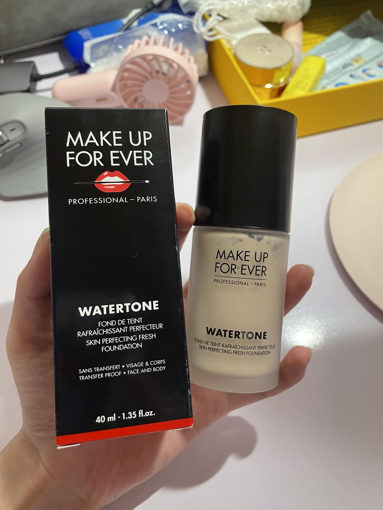 几乎全新Muf水润粉底液