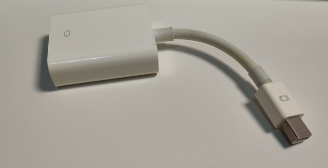Apple Mini DisplayPort 转 VGA 转换器 适用老款MacBook 笔记本转接头