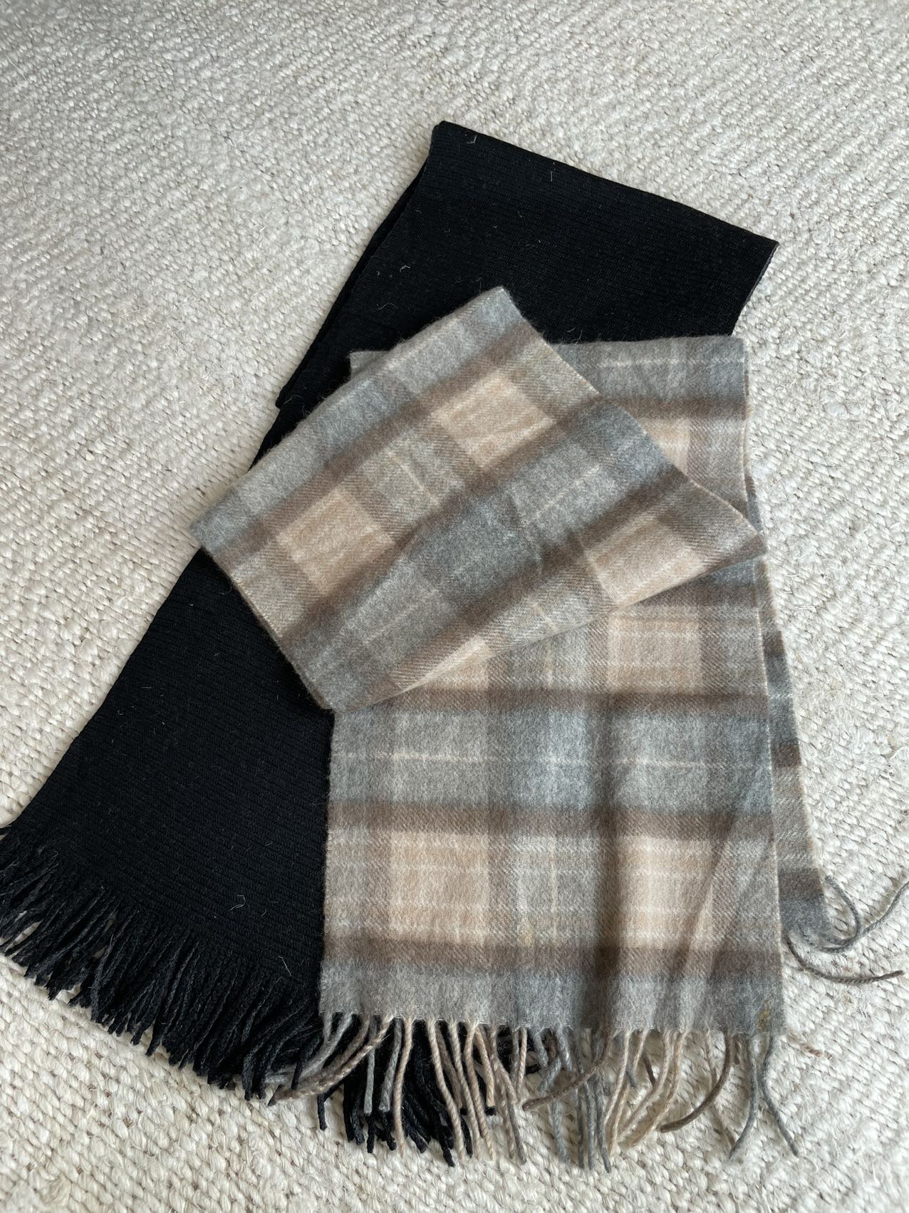 全新羊绒围巾 买就送