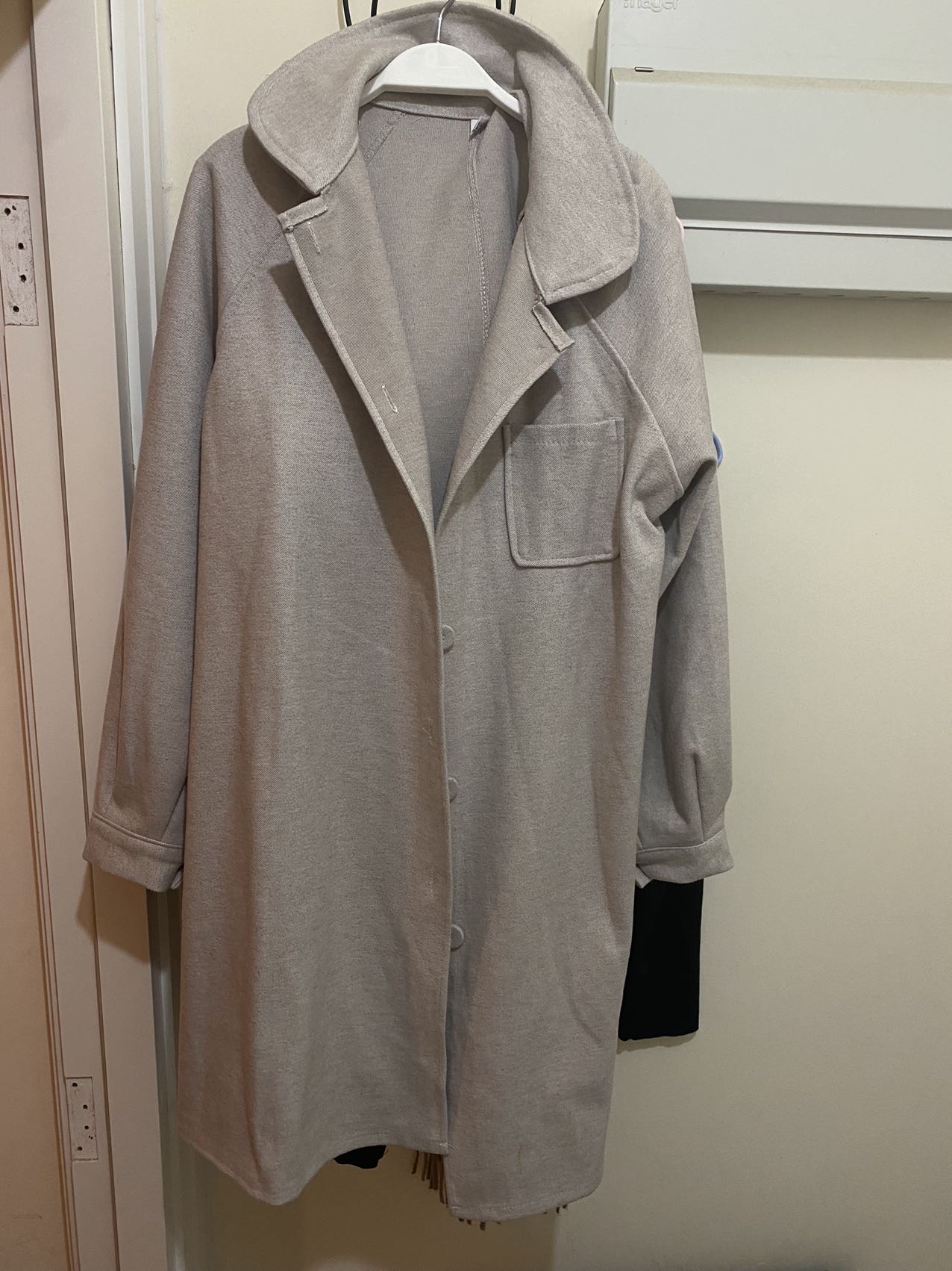 毛呢外套（带腰带）