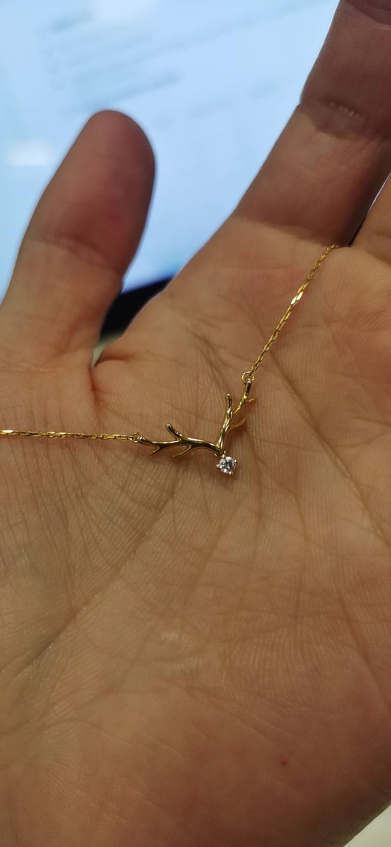 周大福一鹿有你项链