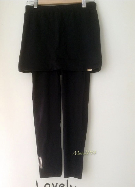 Docei Style 連身裙褲legging (黑）