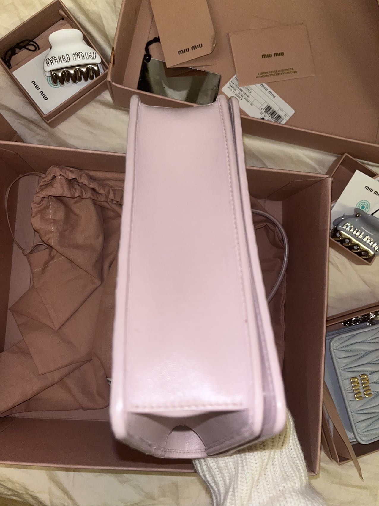 miumiu水晶链条包