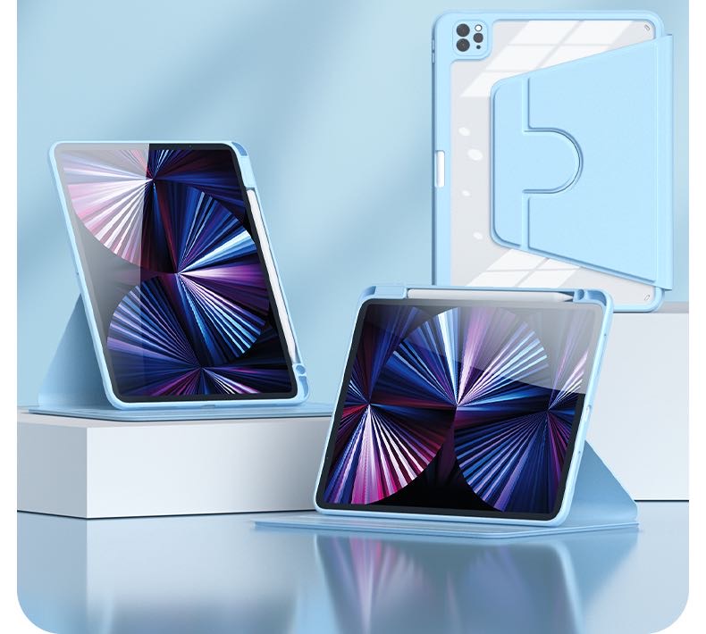 ipad2019（10.2寸）可360度旋转带笔槽保护壳