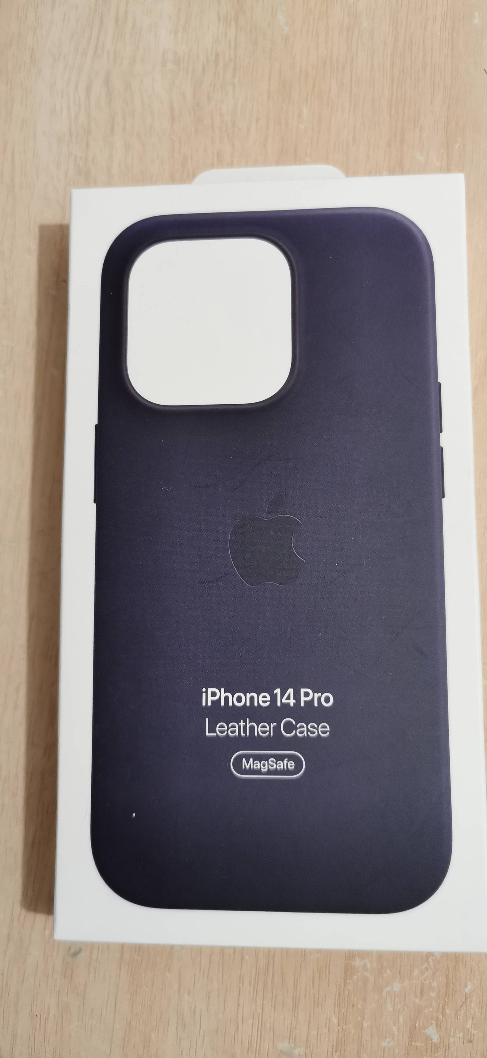 14pro magsafe 皮革手机壳 墨水色