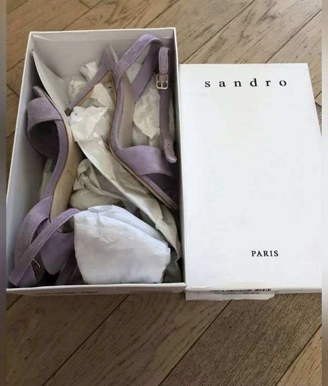 sandro正版高跟凉鞋 3折出