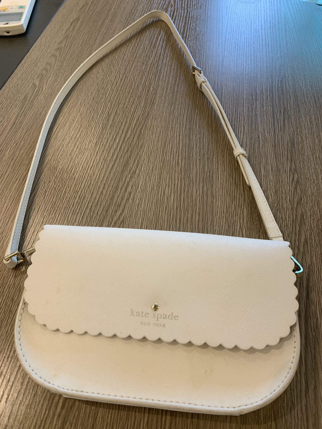 Kate spade白色包包