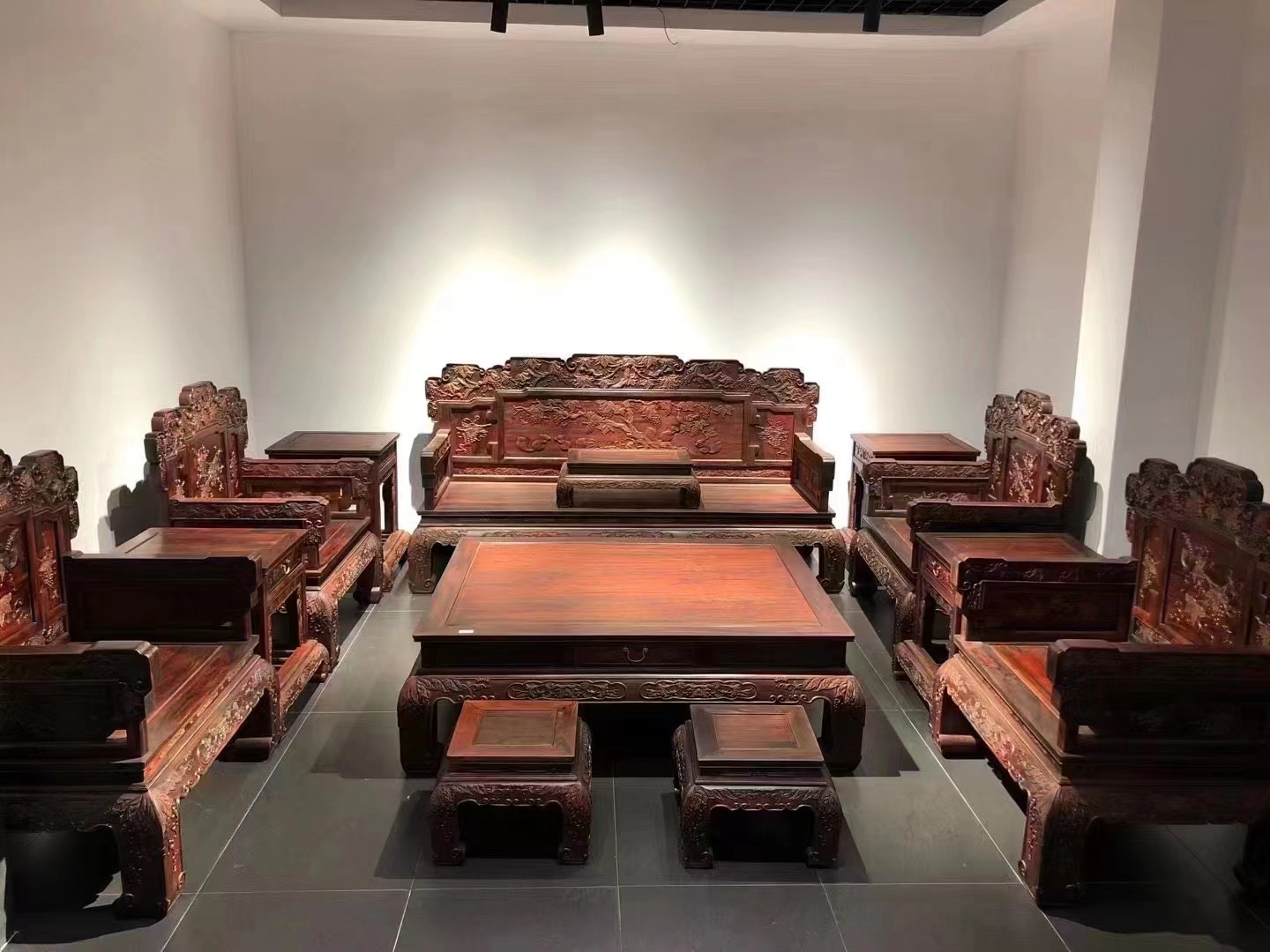 红木沙发十一件套