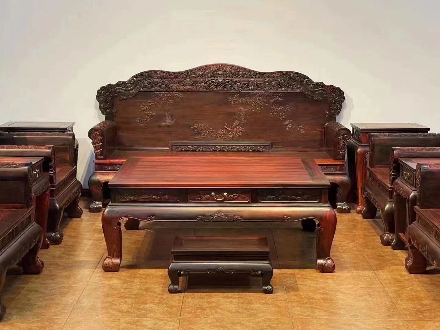 红木沙发十一件套