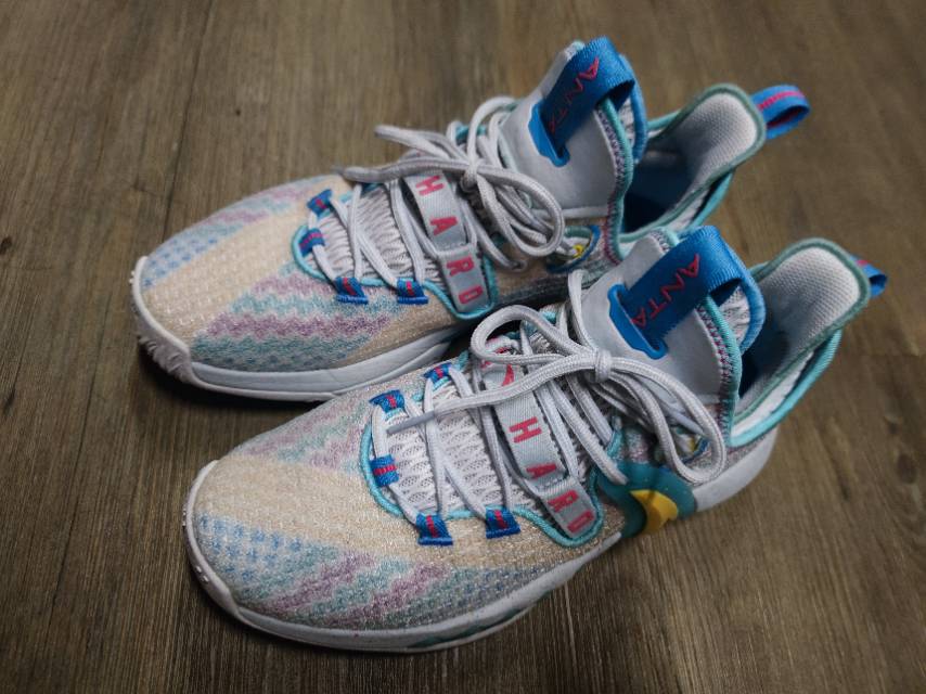 安踏海沃德2代复活节配色42码