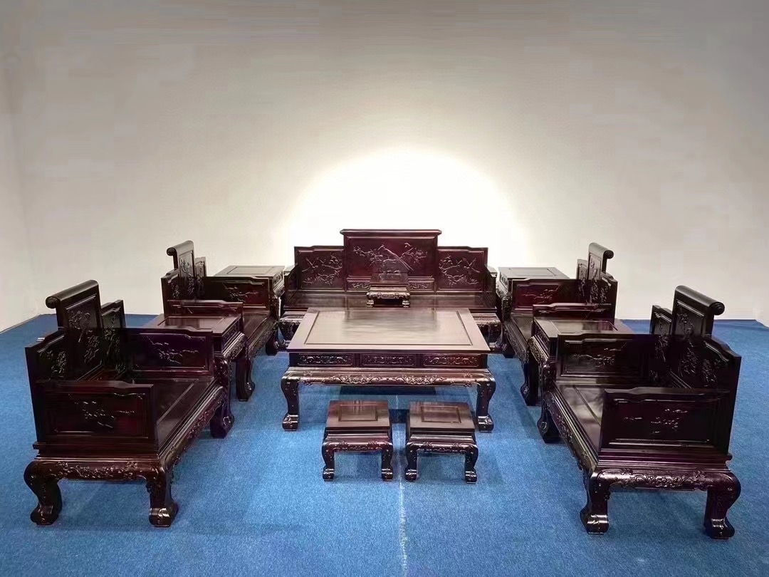 赞比亚血檀十一件套